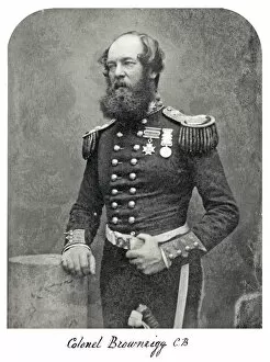 1850s, 1860s inc Dublin Collection: colonel brownrigg cb 1855