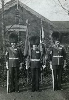 Unknown Gallery: Colour Party 1st Battalion, Aldershot 1903