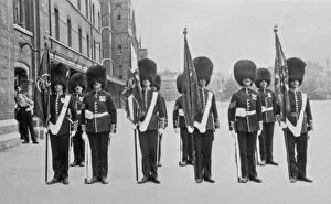 1910 Gallery: Colours of 1st and 2nd battalions, Chelsea 1921