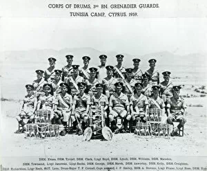 Marsden Gallery: corps of drums 3rd battalion tunisia camp cyprus