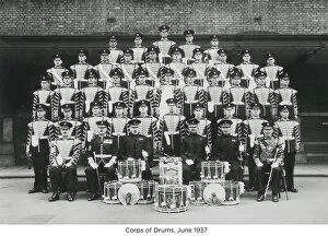 1930s Egypt Gallery: corps of drums june 1937