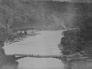 Images Dated 14th June 2016: Coulson Wooden Bridge India 1868