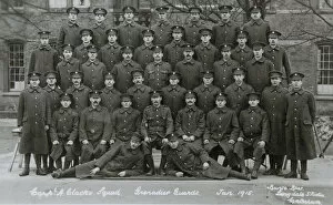 1914-1961 Group photos Collection: cpl clacks squad january 1915 caterham