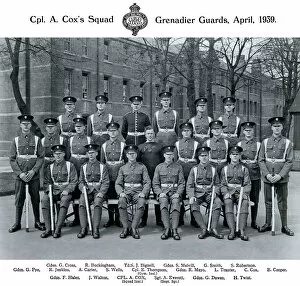 Buckingham Collection: cpl coxs squad april 1939 cross buckingham