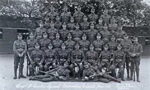 1914-1961 Group photos Collection: cpl f carters squad june 1915