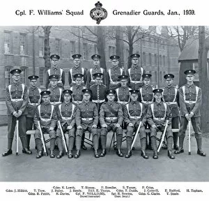 Davies Collection: cpl f williams squad january 1939lowth