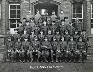 Squad Gallery: cpl g biggs squad december 1914