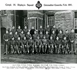 Wright Gallery: cpl h ripleys squad february 1941 walder
