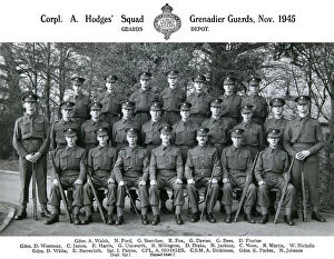 Images Dated 12th April 2018: cpl a hodges squad november 1945 walsh