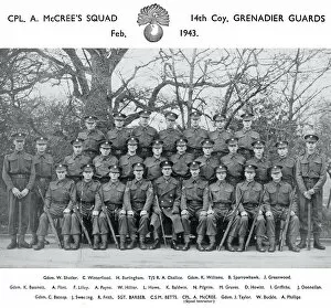 Greenwood Collection: cpl mccree.s squad 14th company february 1943