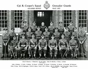 May 1955 Gallery: cpl r coopers squad may 1955 rawson blackwell