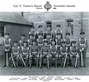 Baker Gallery: cpl t tuckers squad january 1938