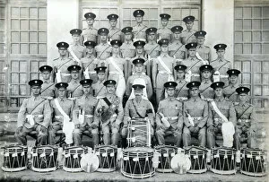 Drums Collection: drums 2nd battalion capt & asdjt hrh davies