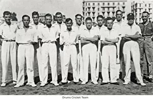 1930s Egypt Gallery: drums cricket team