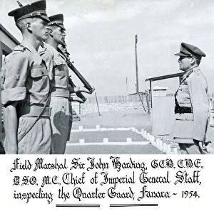 Inspection Gallery: field marshall sir john harding inspection quarter guard