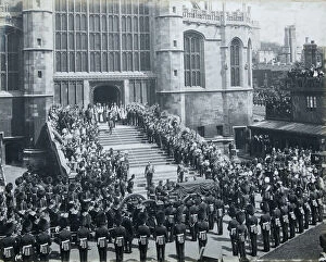 Images Dated 11th April 2018: funeral of hm king edward vii st georges chapel