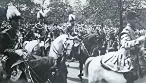 1900's UK Collection: funeral king edward vii kaiser king george v