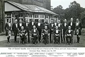1939 Collection: general gamelin government house aldershot 7 june