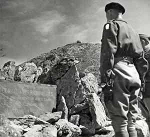 Monte Camino Gallery: general mccreevy corps commander unveiling memorial stone