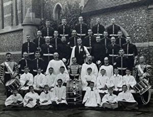 Band Collection: guards depot chapel band choir pre-1914