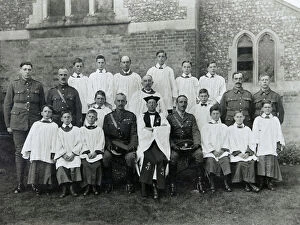 Guards Depot Gallery: guards depot chapel choir c.1914-18