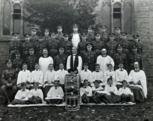 Guards Depot Gallery: guards depot chapel choir october 1920
