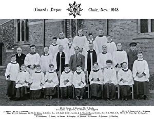 Martin Gallery: guards depot choir november 1948 bolton silvester