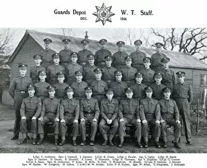 Stubbs Gallery: guards depot w t staff december 1944 anderson