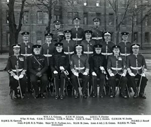 Gurney Gallery: guards depot warrant officers january 1937 coleman