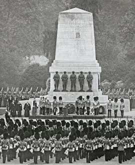 1926 Collection: Guards Memorial, Unveiling 16th October 1926