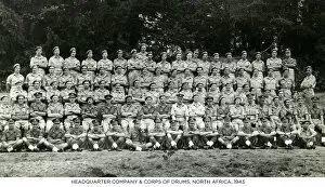 1943 Gallery: headquarter company corps of drums north africa