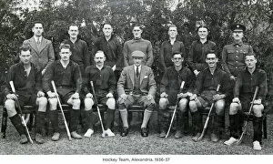 1930s Collection: hockey team alexandria 1936-37