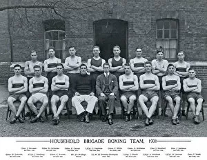 Bennett Collection: househol d brigade boxing team 1931 newman callander