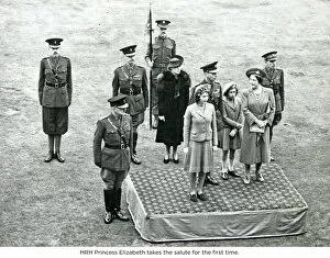 -10 Gallery: hrh princess elizabeth takes the salute for the first time