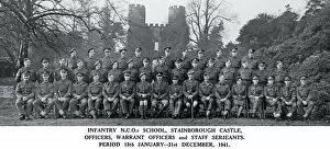 Warrant Officers Gallery: infantry ncos school stainborough castle officers