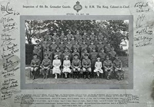 Her Majesty The Queen Gallery: inspection 6th battalion 27 may 1942 rowan osborne