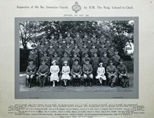Hm The Queen Gallery: inspection 6th battalion officers 27 may 1942