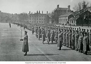 1930s Collection: inspection by king edward viii chelsea barracks