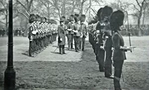 1850s and 1860s Officers and misc Gallery: Inspection, Wellington Barracks 1908 Grenadiers1246