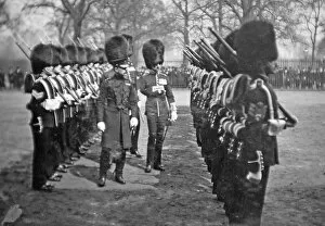 1850s and 1860s Officers and misc Gallery: Inspection at Wellington Barracks 1908 Grenadiers1247