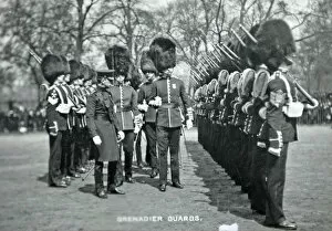 1850s and 1860s Officers and misc Gallery: Inspection at Wellington Barracks 1908 Grenadiers1249