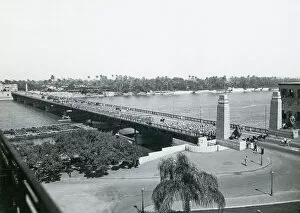 1890s-1960 3 Bn Gallery: kasr-el-nil bridge cairo