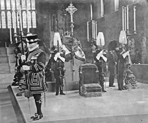 1900's UK Gallery: king edward vii westminster hall lying in state
