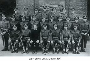 Chelsea Gallery: l / sgt smiths squad chelsea 1941 l / sgt smiths squad