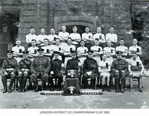 1930s Collection: london district cc championship cup 1932 chelsea barracks