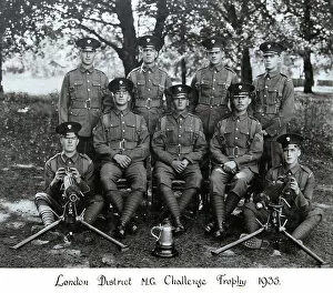 1935 Collection: london district machine gun challenge trophy