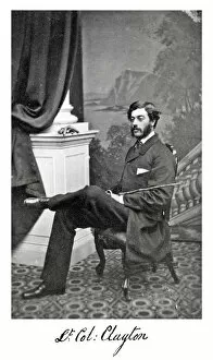 1850s, 1860s inc Dublin Gallery: lt col clayton 1866