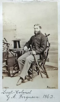 1850s and 1860s Officers and misc Gallery: Lt Colonel G. A. Fergusson, 1862. Album30a, Grenadiers1258b