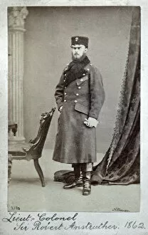 1850s and 1860s Officers and misc Gallery: Lt Colonel Sir Robert Anstruther, 1862. Album30a, Grenadiers1255a