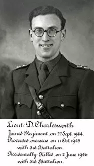 1945 Officer Memorial Album 3 Gallery: lt d charlesworth